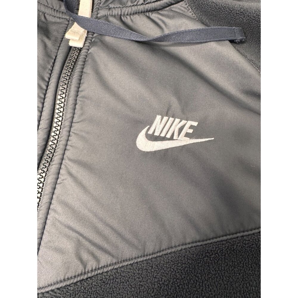 Nike Tech Fleece Windrunner Full Zip Black Hoodie Jacket SZ L - Picture 5 of 10